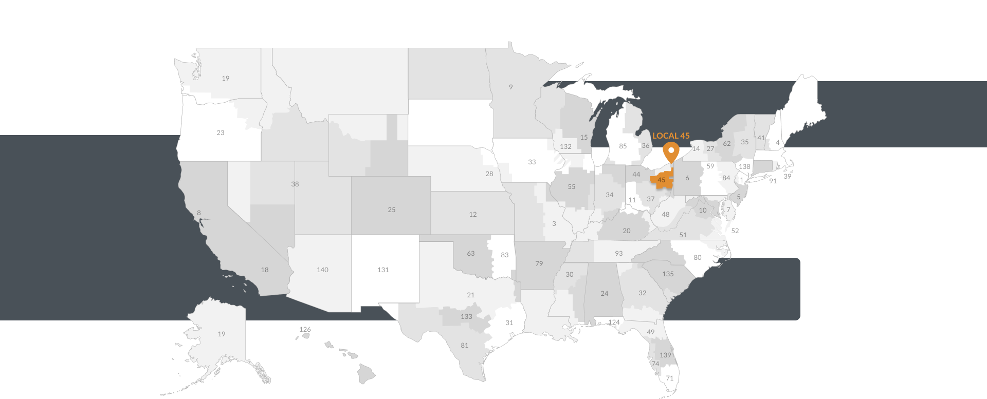 IUEC Local 45 Akron, OH jurisdiction